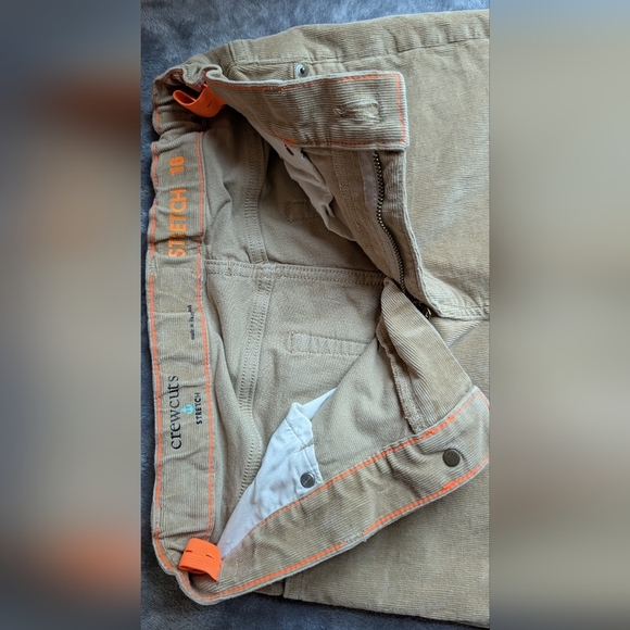 J.Crew Crewcuts Boys Size 16 Stretch Courdoury Pants Button Adjustable Waist - Picture 4 of 10